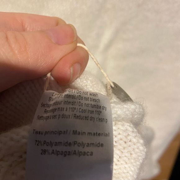 NWT See by Chloe White V-Neck Sweater - Picture 7 of 9